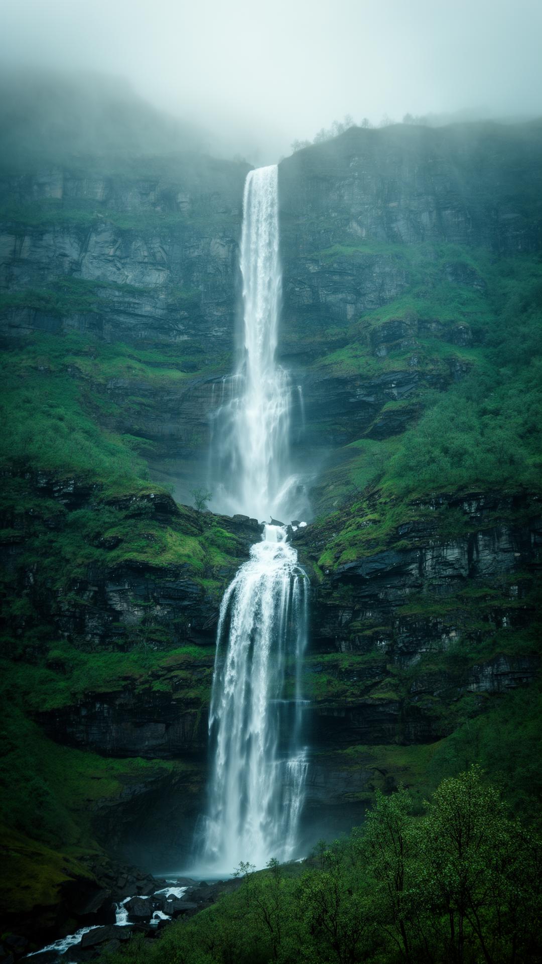 Månafossen Waterfall